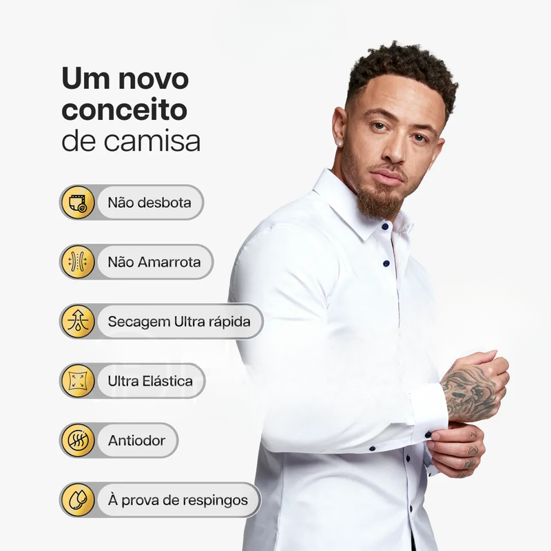 Camisa Social Ultra-Tech™  [COMPRE 1 & LEVE 2]