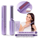 Pente Alisador e Modelador Antifrizz De Bolsa Recarregável Com Aquecimento Rápido