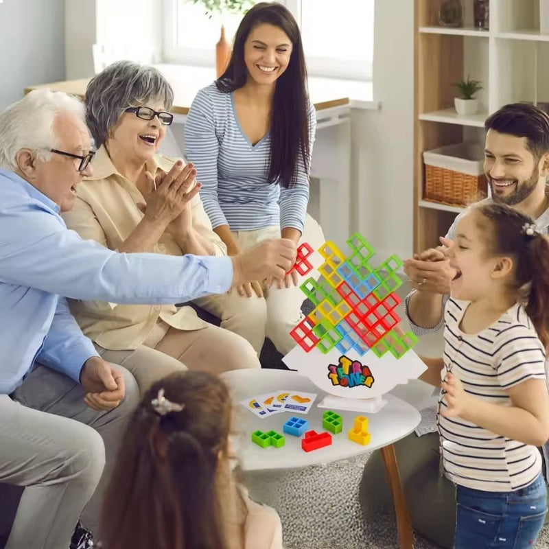 Jogo De Tetris Em Equipe - Diversão Garantia Para Crianças e Adultos