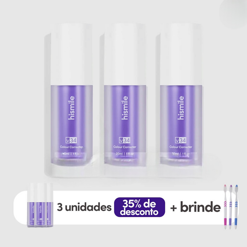 Clareador Dentário - Sérum V34™ + Brinde