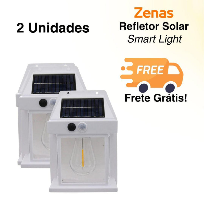 Refletor Solar Smart Light Com Detector de Movimentos