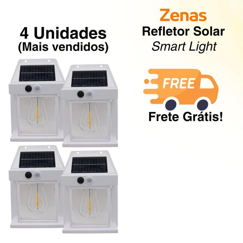 Refletor Solar Smart Light Com Detector de Movimentos