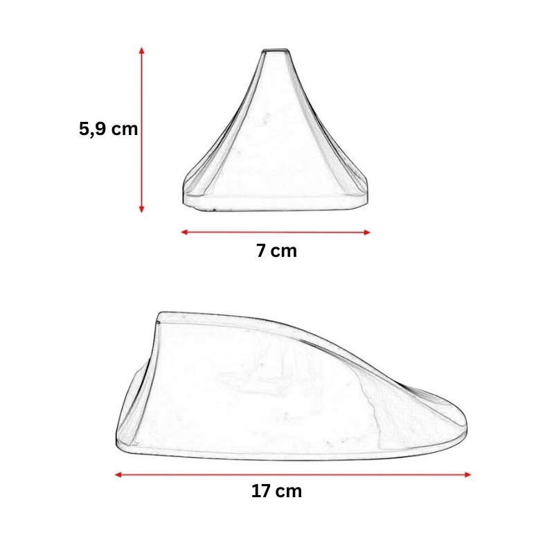 Antena Shark® - Elegância e Exclusividade Para Sua Máquina