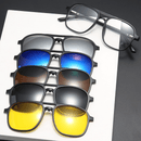 Óculos 6 Em 1 Multicor Magnético Tendência Verão 2024