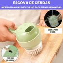 Triturador e Cortador de Legumes 4 em 1 Multifuncional Recarregável sem Fio