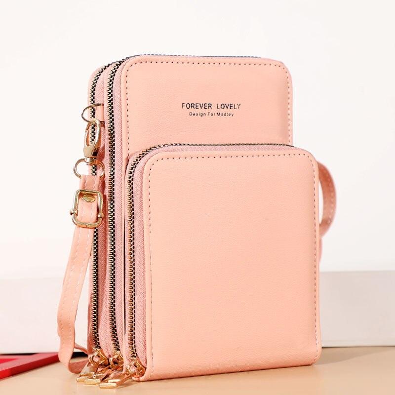 Bolsa Feminina Transversal Porta Celular Com 3 Divisórias - ZenBag®