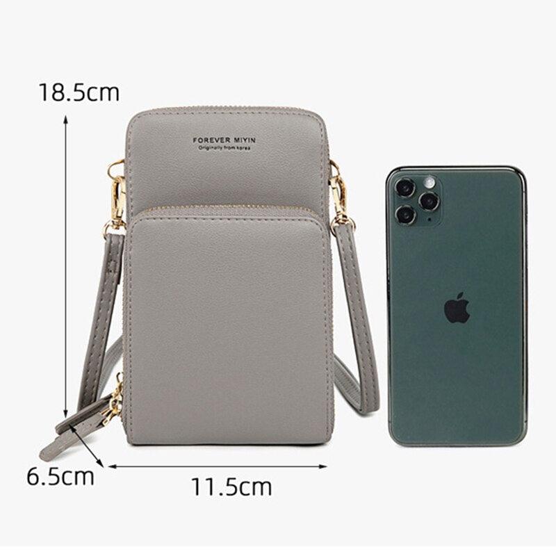 Bolsa Feminina Transversal Porta Celular Com 3 Divisórias - ZenBag®