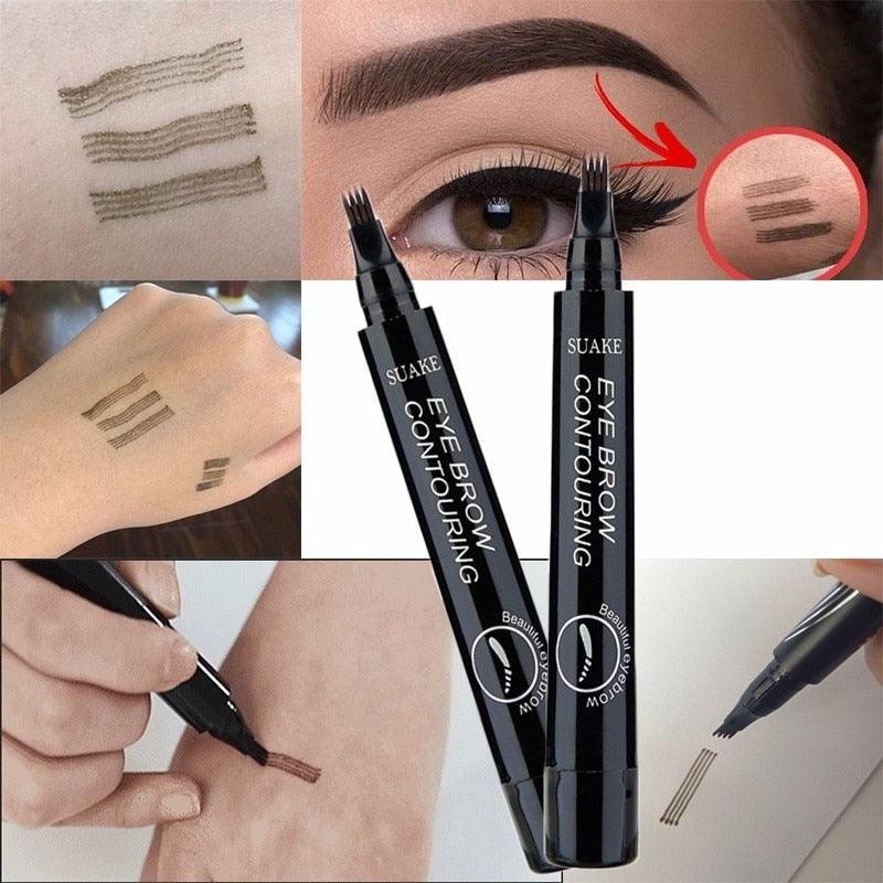 Caneta Para Sobrancelha Efeito Micropigmentação Super Eyebrow