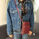 Bolsa Feminina Transversal Porta Celular Com 3 Divisórias - ZenBag®