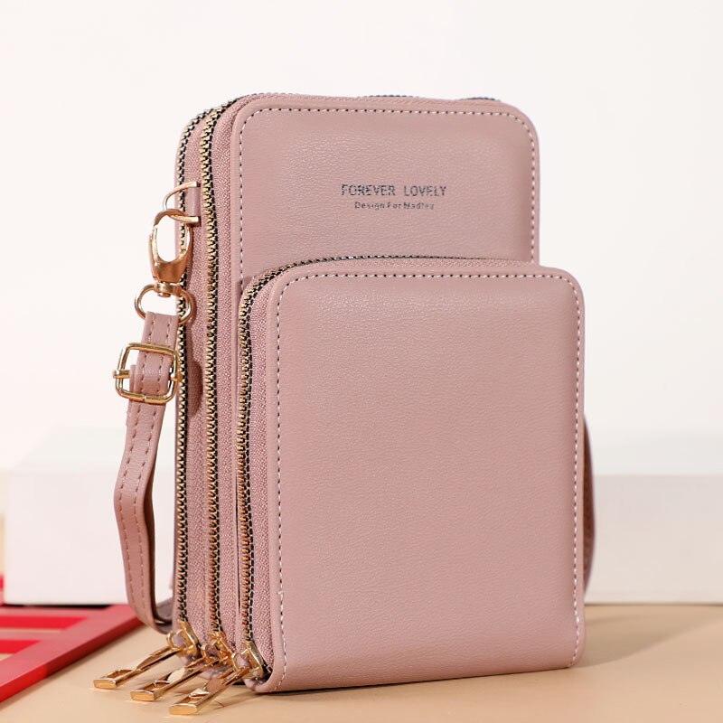 Bolsa Feminina Transversal Porta Celular Com 3 Divisórias - ZenBag®