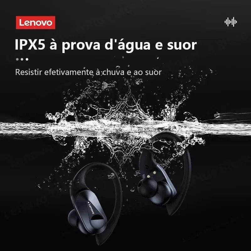 Fone de Ouvido Bluetooth 3.5 Lenovo LP75 A Prova D'água