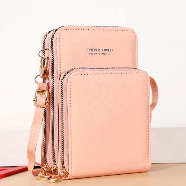 Bolsa Feminina Transversal Porta Celular Com 3 Divisórias - ZenBag®