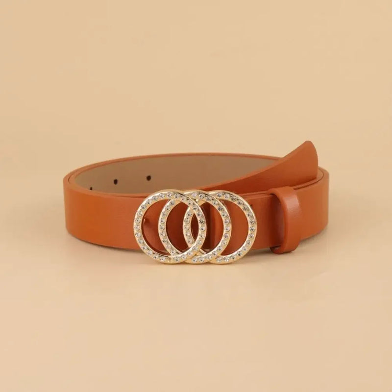 Cinto De Couro Elen Versátil