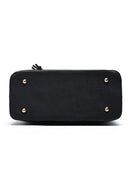 Kit Bolsas Coreana Em Couro De Ombro e Alça