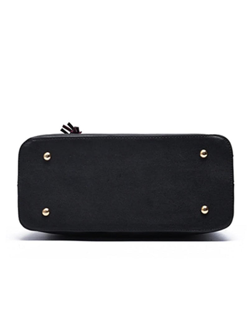 Kit Bolsas Coreana Em Couro De Ombro e Alça