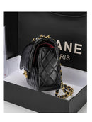 Bolsa Crossbody Moderna Com Alça Couro Genuíno