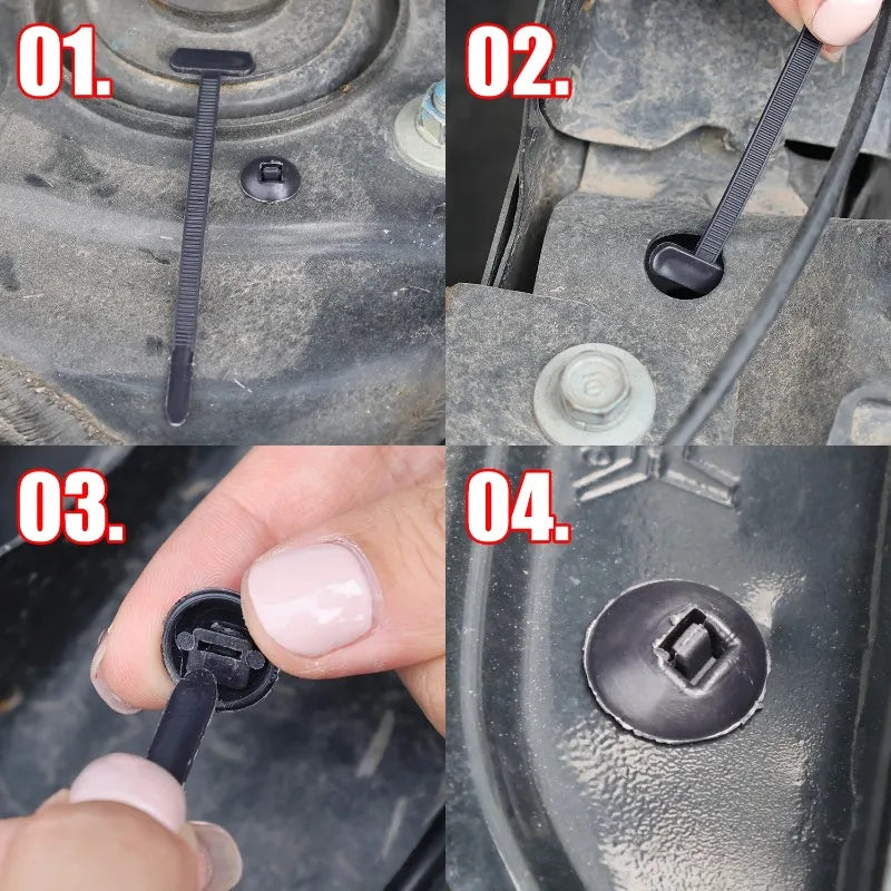 Dê Adeus Aos Barulhos No Seu Carro - Presilhas Resistente De Fixação Automotiva Universal VipFix