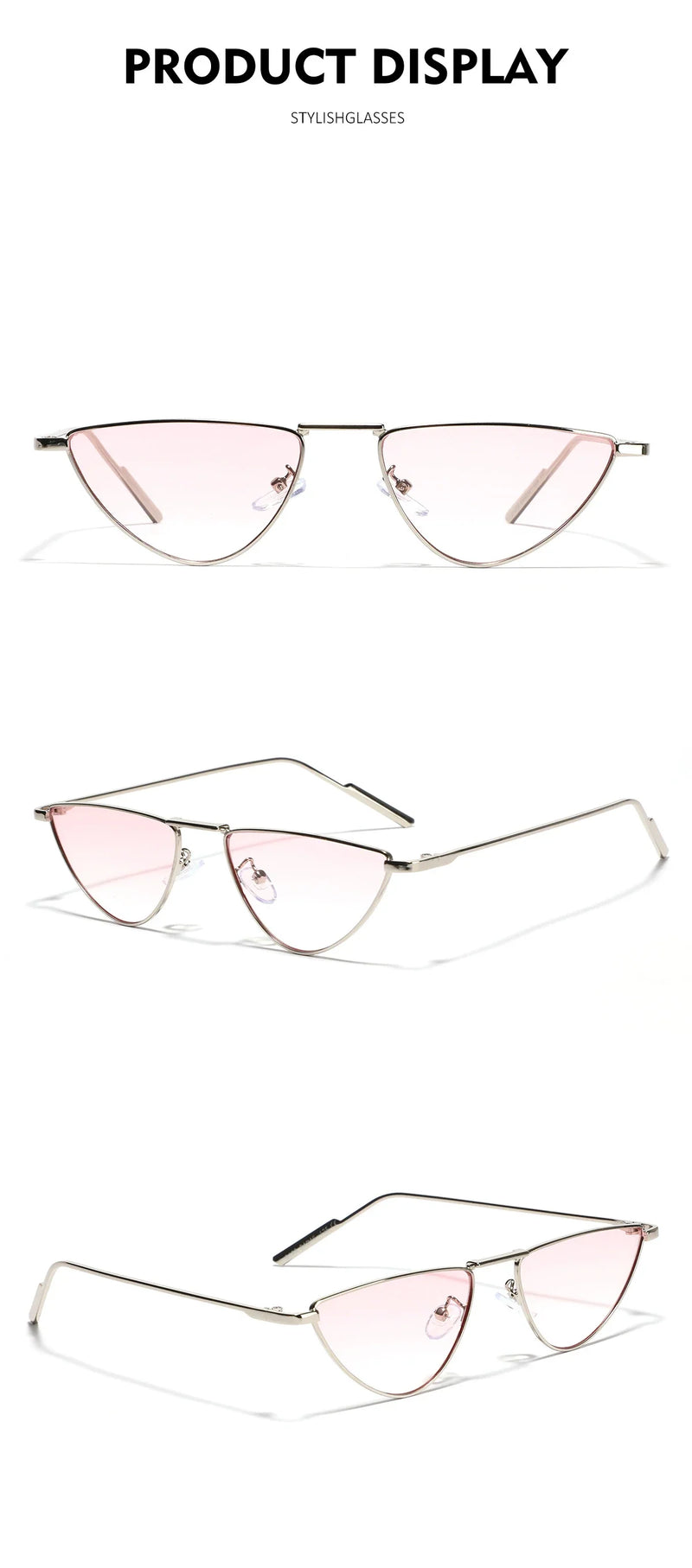 Óculos Triangular Moderno Luxuoso