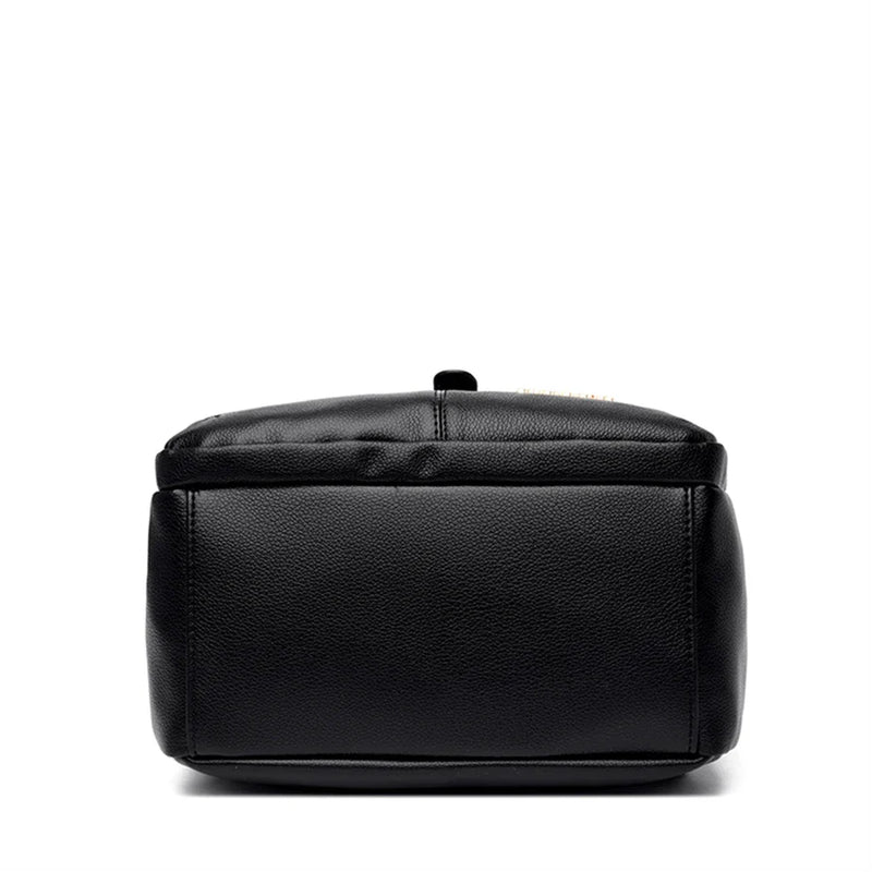 Mochila de Couro Casual Vintage