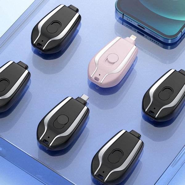 Carregador Portátil Chaveiro Ultra Rápido + FRETE GRÁTIS