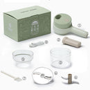 Triturador e Cortador de Legumes 4 em 1 Multifuncional Recarregável sem Fio