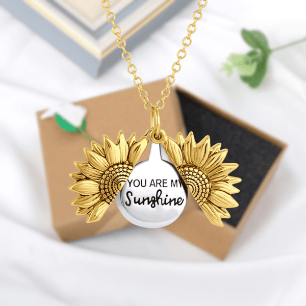 Colar Girassol - "Você é meu raio de sol"