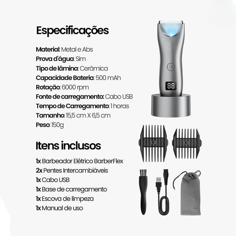 Barbeador Profissional - BarberFlex™